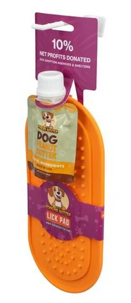1ea Poochie Butter Lick Pad Oval + 2oz Squeeze Pack - Health/First Aid